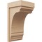 Ekena Millwork 11"W x 11"D x 22"H Wide Warren Rough Cedar Woodgrain TimberThane Corbel, Primed Tan CORUR11X11X22WARRCPR - alternate 1